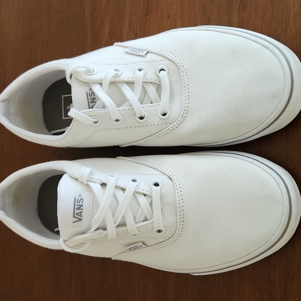 Vans Doheny Shoes White Sneakers Women's 9.5 Off The Wall Classic Canvas - Picture 3 of 11